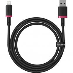 Baseus Dura Type A to IP 2.4A fast charging cable Black, Red