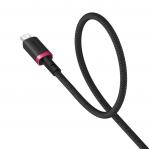 Baseus Dura Type A to IP 2.4A fast charging cable Black, Red