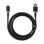 Baseus Dura Type A to IP 2.4A 2 m fast charging cable Black, Gold