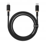 Baseus Dura Type C fast charging cable for iP 20 W 1 m Black, Gold