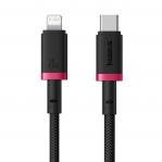 Baseus Dura Type C fast charging cable for iP 20 W 1 m Black, Red