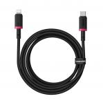 Baseus Dura Type C fast charging cable for iP 20 W 2 m Black, Red