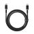 Baseus Dura Type C to Type C 100 W fast charging cable 1 m Black, Gold
