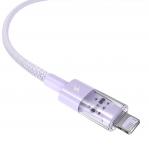Baseus Gem USB to IP 2.4A fast charging cable 2 m Purple
