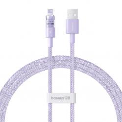 Baseus Gem USB to IP 2.4A fast charging cable 1 m Purple