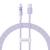 Baseus Gem USB to IP 2.4A fast charging cable 1 m Purple