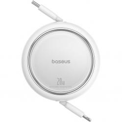 Baseus Free2Pull - 20 W USB-C to Lightning Retractable Cable, 1 m (white)