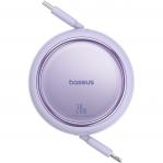 Baseus Free2Pull - 20 W USB-C to Lightning Retractable Cable, 1 m (purple)