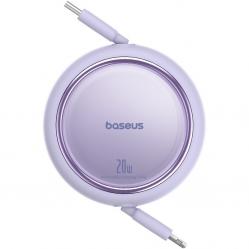 Baseus Free2Pull - 20 W USB-C to Lightning Retractable Cable, 1 m (purple)