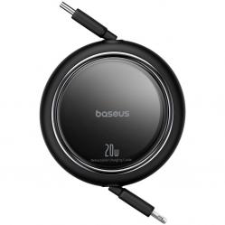 Baseus Free2Pull - 20 W USB-C to Lightning Retractable Cable, 1 m (black)