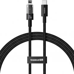 Baseus Gem USB-C to iP fast charging cable 1 m 20 W Black