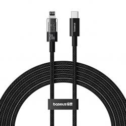 Baseus Gem USB-C to iP fast charging cable 2 m 20 W Black