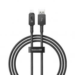 Baseus Unbreakable USB A to iP cable 1 m 5V-2.4A Black