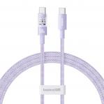 Baseus Gem USB C to USB C fast charging cable 1 m 100 W Purple