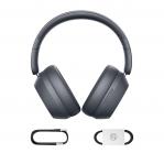 Baseus Bass 35 Max Headphones Wired & Wireless Head-band Music USB Type-C Bluetooth Grey
