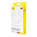 Baseus Encok HZ20 - wired headphones (white)