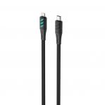 Havit CB6255 - USB charging cable type C to Lightning, 1 m (black)