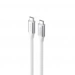 Havit CB6290 - USB Type C to USB Type C cable, 1 m (white/grey)