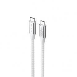 Havit CB6290 - USB Type C to USB Type C cable, 1 m (white/grey)