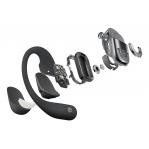 SHOKZ OpenFit 2 Headphones Wireless Ear-hook Calls/Music/Sport/Everyday Black