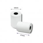 Qoltec 51899 Thermal roll 57 x 16 | 55g - m2 | 10 pcs. | BPA free