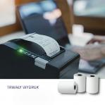 Qoltec 51899 Thermal roll 57 x 16 | 55g - m2 | 10 pcs. | BPA free