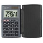 Vector KAV CH-862D pocket calculator with cover, grey