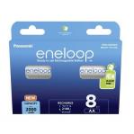 Rechargeable batteries PANASONIC ENELOOP AA 2000 mAh 8 szt (BK-3MCDE/8HH)