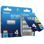 Rechargeable batteries PANASONIC ENELOOP 4x AA 2000 mAh + 4x AAA 800 mAh 8 szt (BK-3MCDE+4MCDE/8CP)