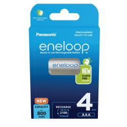 Rechargeable batteries PANASONIC ENELOOP AAA 800 mAh 4 szt (BK-4MCDE/4CP)
