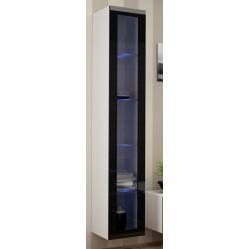 Cama Glass-case VIGO '180' 180/40/30 white/black gloss