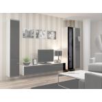 Cama Glass-case VIGO '180' 180/40/30 white/black gloss