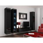 Cama Glass-case VIGO '180' 180/40/30 black/black gloss