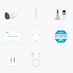Reolink Argus Series B320 - 3MP Outdoor Battery-Powered Security Camera with Person/Vehicle Detection, Two-Way Audio