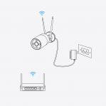 Reolink W330 - 4K Wi-Fi 6 Camera, 2.4/5 GHz Dual-Band Wi-Fi, Color Night Vision, Person/Vehicle/Animal Detection