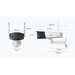 Reolink Duo Series W730 - 4K Outdoor Wi-Fi Camera, Dual-Lens, 180° Panoramic View, Person/Vehicle/Animal Detection