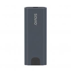Savio M.2 SSD NVMe external drive enclosure, USB-C 3.1, AK-67, grey