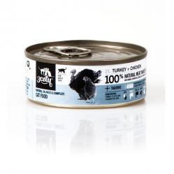 3COTY Turkey with chicken - wet cat food - 80g