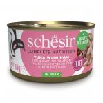 SCHESIR in jelly Tuna with ham - wet cat food - 85 g