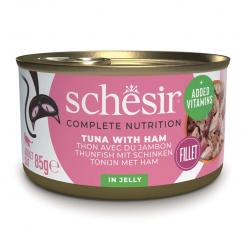 SCHESIR in jelly Tuna with ham - wet cat food - 85 g