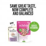 SCHESIR in jelly Tuna and chicken with ham - wet cat food - 85 g