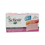 SCHESIR Chicken fillets with ham in jelly - wet cat food - 6x50g