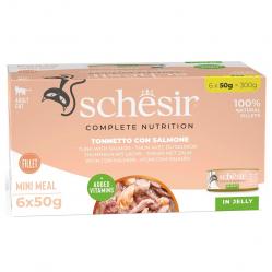 SCHESIR Tuna with salmon in jelly - wet cat food - 6x50g