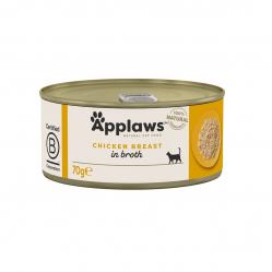 APPLAWS Chicken breast in broth - wet cat food - 70g