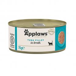 APPLAWS Tuna fillet in broth - wet cat food - 70g