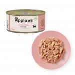 APPLAWS Tuna fillet with salmon in broth - wet cat food - 156g