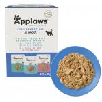 APPLAWS Fish selection multipack in broth - wet cat food - 12x70g
