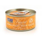 FISH4CATS Tuna fillet with squid - wet cat food - 70g