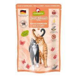 GRANATAPET DeliCATessen Veal and coney - wet cat food - 85g