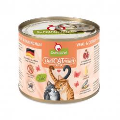 GRANATAPET DeliCATessen Veal and coney - wet cat food - 200g